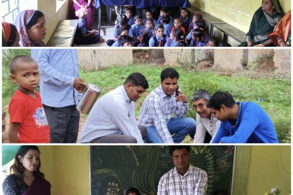 प्राथमिक शाला कान्हरकापा में मनाया गया शाला प्रवेशोत्सव