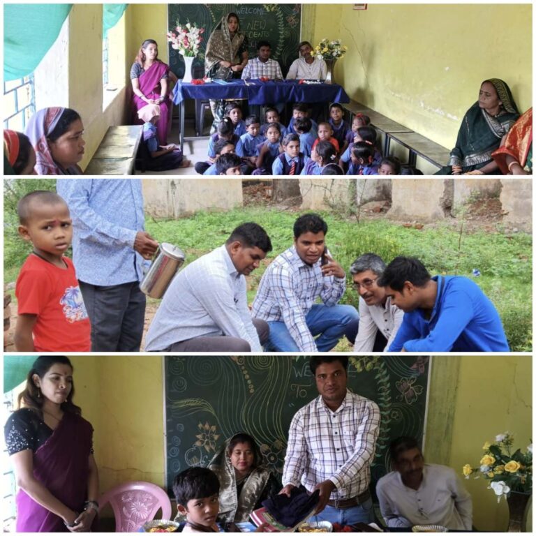 प्राथमिक शाला कान्हरकापा में मनाया गया शाला प्रवेशोत्सव