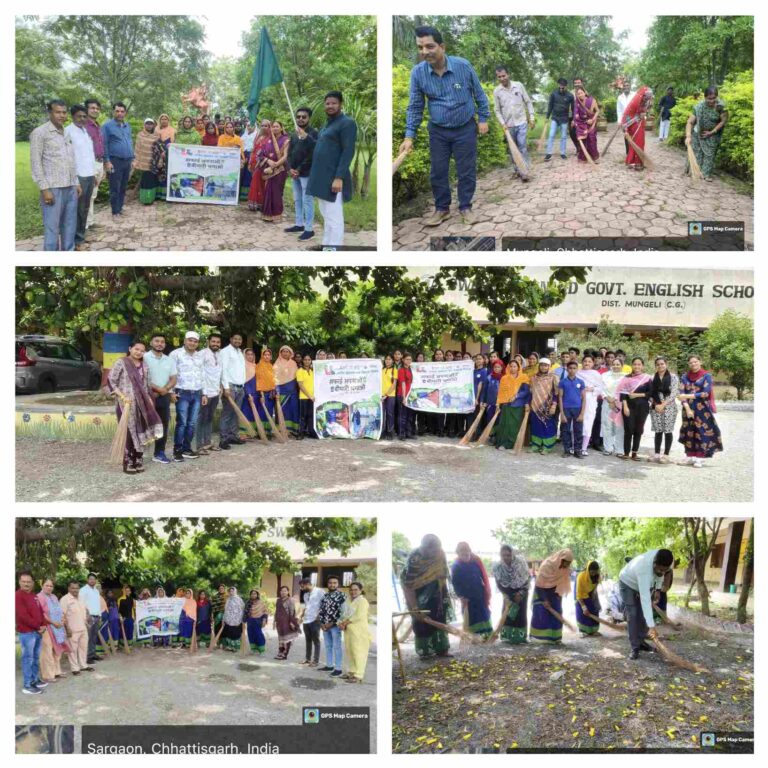 “‘साफ-सफाई अपनाओ, बीमारी भगाओ’ में नगर पंचायत सरगांव की दमदार भागीदारी”, स्कूली बच्चों ने निभाई अहम भूमिका”..